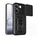 Gigapack Poco X8 Pro defender szilikon telefonvédő (ütésállóság, tartógyűrű, kameravédő) fekete