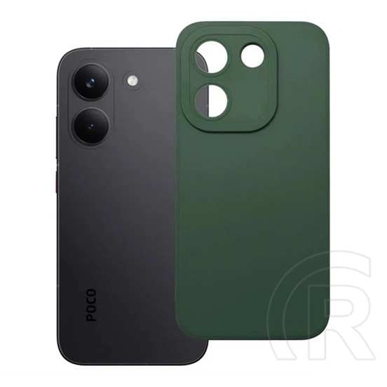 Gigapack Poco X8 Pro szilikon telefonvédő (matt) sötétzöld