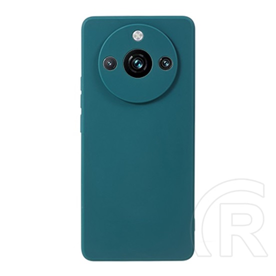 Gigapack Realme 11 Pro Plus szilikon telefonvédő (matt) sötétzöld