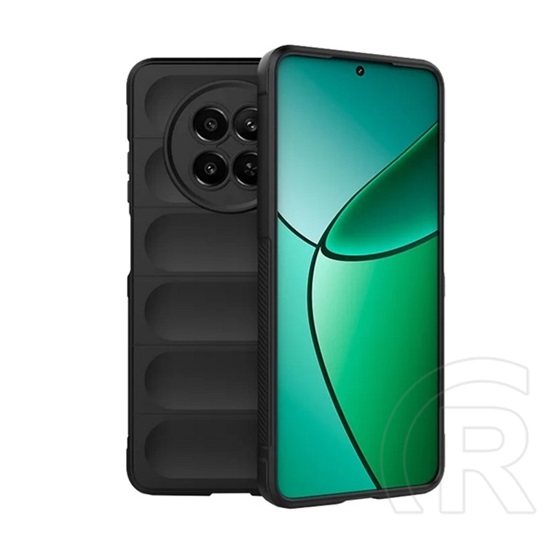 Gigapack Realme 12 szilikon telefonvédő (ütésállóság, kameravédő, 3d) fekete