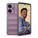 Gigapack Realme C55 szilikon telefonvédő (közepesen ütésálló, kamera védelem, 3d minta) lila