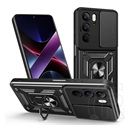 Gigapack Realme C75 4G defender szilikon telefonvédő (ütésállóság, tartógyűrű, kameravédő) fekete