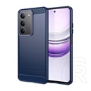 Gigapack Realme C75 4G szilikon telefonvédő (ütésállóság, légpárnás sarok, szálcsiszolt, karbon minta) sötétkék