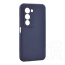 Gigapack Redmi 15 5G szilikon telefonvédő (matt, mikrofiber plüss karcolásmentesítő belső, prémium) sötétkék
