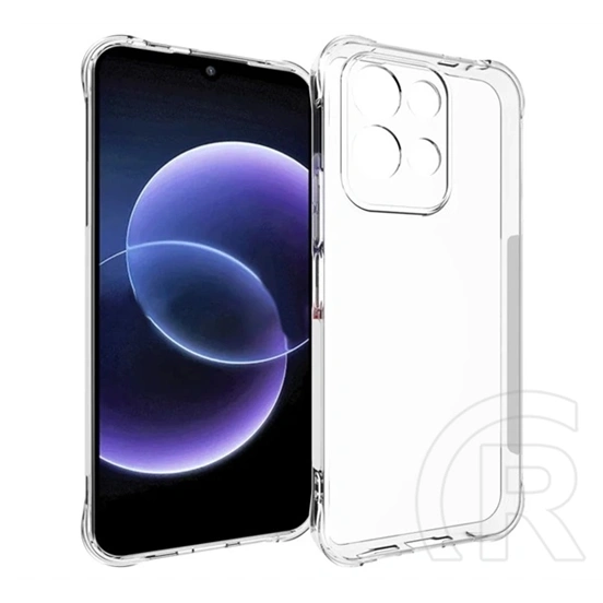 Gigapack Redmi 17 5G szilikon telefonvédő (ütésállóság, légpárnás sarok) átlátszó