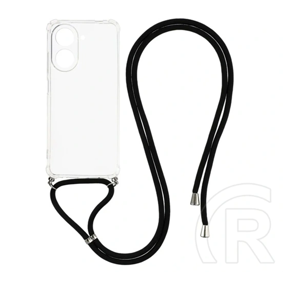 Gigapack Redmi A5 4G szilikon telefonvédő (ütésállóság, légpárnás sarok, nyakpánt) átlátszó