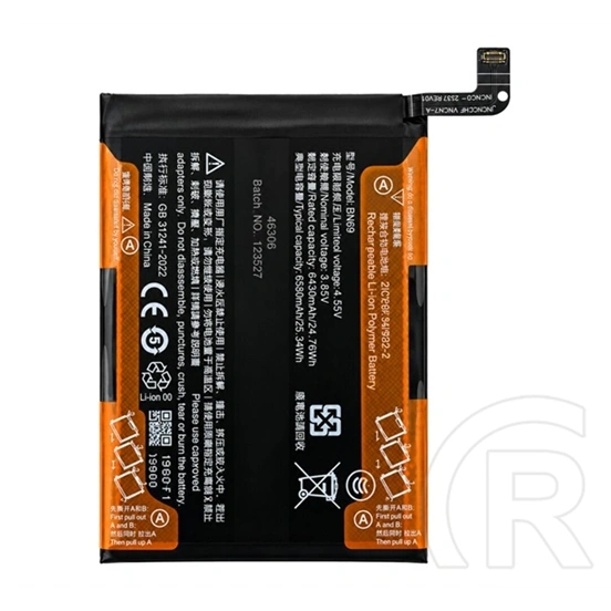Gigapack Redmi Note 15 Pro 5G akku 6580mah li-ion (bn69 kompatibilis)