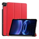 Gigapack Redmi Pad 2 9.7 tok álló, bőr hatású (aktív flip, oldalra nyíló, trifold, asztali tartó) piros