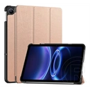 Gigapack Redmi Pad 2 9.7 tok álló, bőr hatású (aktív flip, oldalra nyíló, trifold, asztali tartó) rozéarany