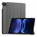 Gigapack Redmi Pad 2 9.7 tok álló, bőr hatású (aktív flip, oldalra nyíló, trifold, asztali tartó) sötétszürke