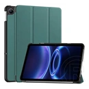 Gigapack Redmi Pad 2 9.7 tok álló, bőr hatású (aktív flip, oldalra nyíló, trifold, asztali tartó) sötétzöld