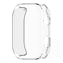 Gigapack Redmi Watch 6 NFC szilikon keret (bumper, ütésállóság + kijelzővédő üveg) átlátszó