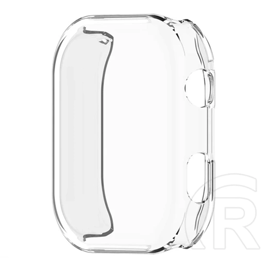 Gigapack Redmi Watch 6 NFC szilikon keret (bumper, ütésállóság + kijelzővédő üveg) átlátszó