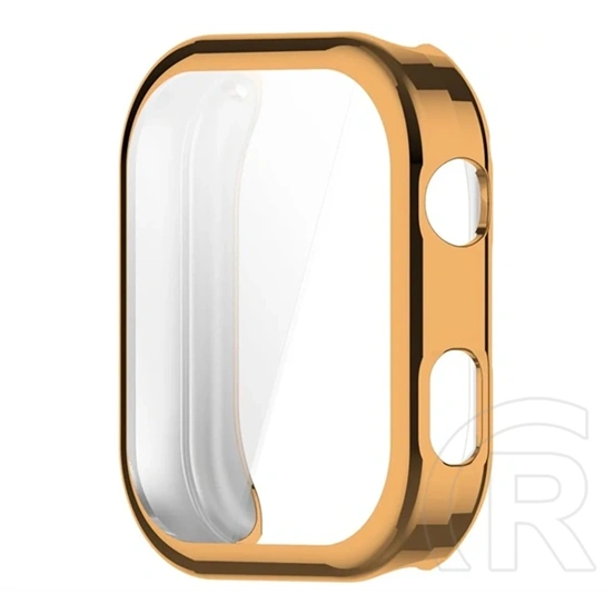 Gigapack Redmi Watch 6 NFC szilikon keret (bumper, ütésállóság + kijelzővédő üveg) rozéarany