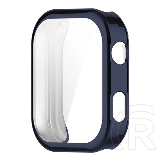 Gigapack Redmi Watch 6 NFC szilikon keret (bumper, ütésállóság + kijelzővédő üveg) sötétkék