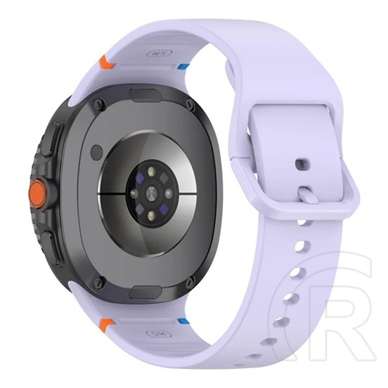 Gigapack SamsungGalaxy Watch 8 eSIM 44mm (SM-L335)  pótszíj (egyedi méret, l méret, szilikon, állítható) lila