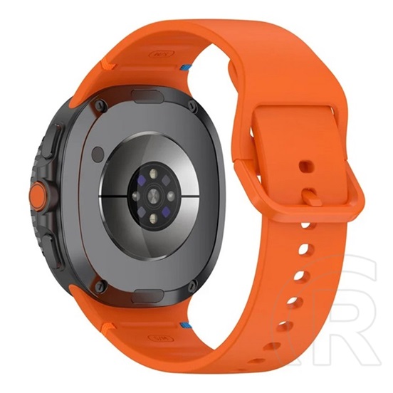 Gigapack SamsungGalaxy Watch 8 eSIM 44mm (SM-L335)  pótszíj (egyedi méret, l méret, szilikon, állítható) narancssárga