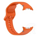 Gigapack SamsungGalaxy Watch 8 eSIM 44mm (SM-L335)  pótszíj (egyedi méret, l méret, szilikon, állítható) narancssárga