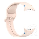 Gigapack SamsungGalaxy Watch 8 eSIM 44mm (SM-L335)  pótszíj (egyedi méret, l méret, szilikon, állítható) rózsaszín