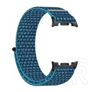 Gigapack SamsungGalaxy Watch 8 eSIM 44mm (SM-L335)  pótszíj (egyedi méret, nylon, tépőzáras, légáteresztő) sötétkék