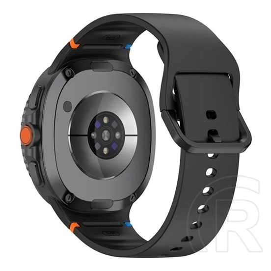 Gigapack SamsungGalaxy Watch 8 eSIM 44mm (SM-L335)  pótszíj (egyedi méret, s méret, szilikon, állítható) fekete