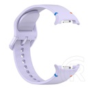 Gigapack SamsungGalaxy Watch 8 eSIM 44mm (SM-L335)  pótszíj (egyedi méret, s méret, szilikon, állítható) lila