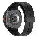 Gigapack SamsungGalaxy Watch 8 eSIM 44mm (SM-L335)  pótszíj (egyedi méret, szilikon, pillangó csat) fekete