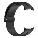 Gigapack SamsungGalaxy Watch 8 eSIM 44mm (SM-L335)  pótszíj (egyedi méret, szilikon, pillangó csat) fekete