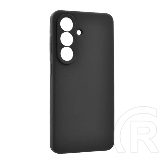 Gigapack Samsung A17 5G szilikon telefonvédő (matt, mikrofiber plüss karcolásmentesítő belső, prémium) fekete