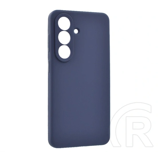 Gigapack Samsung A17 5G szilikon telefonvédő (matt, mikrofiber plüss karcolásmentesítő belső, prémium) sötétkék