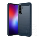 Gigapack Samsung A27 5G szilikon telefonvédő (ütésállóság, légpárnás sarok, szálcsiszolt, karbon minta) sötétkék
