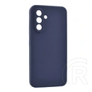 Gigapack Samsung A36 5G szilikon telefonvédő (matt, mikrofiber plüss karcolásmentesítő belső, prémium) sötétkék