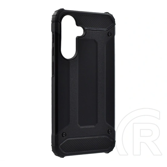 Gigapack Samsung A37 5G defender szilikon telefonvédő (ütésállóság, légpárnás sarok, fémhatás) fekete
