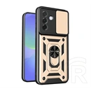 Gigapack Samsung A37 5G defender szilikon telefonvédő (ütésállóság, tartógyűrű, kameravédő) arany