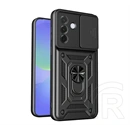 Gigapack Samsung A37 5G defender szilikon telefonvédő (ütésállóság, tartógyűrű, kameravédő) fekete