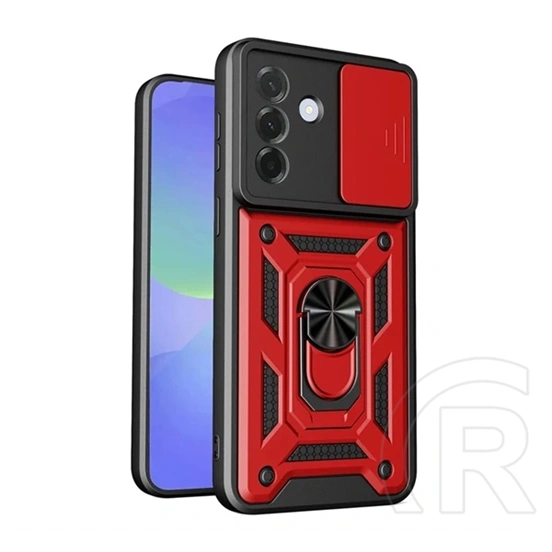Gigapack Samsung A37 5G defender szilikon telefonvédő (ütésállóság, tartógyűrű, kameravédő) piros