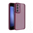 Gigapack Samsung A37 5G szilikon telefonvédő (ütésállóság, akril hátlap, kameravédő) lila