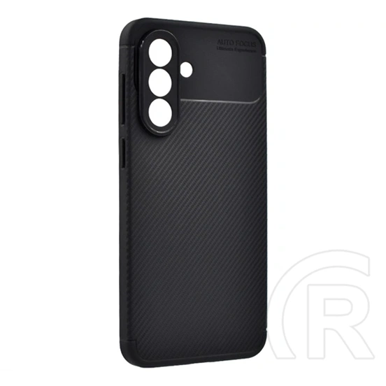 Gigapack Samsung A37 5G szilikon telefonvédő (ütésállóság, légpárnás sarok, karbon minta) fekete