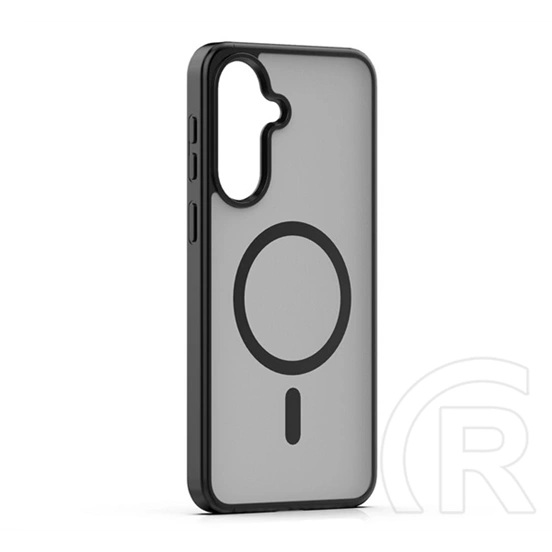 Gigapack Samsung A37 5G szilikon telefonvédő (ütésállóság, matt, műanyag hátlap, kameravédő, magsafe) fekete