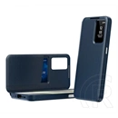 Gigapack Samsung A37 5G tok álló (aktív flip, oldalra nyíló, smart view cover) sötétkék