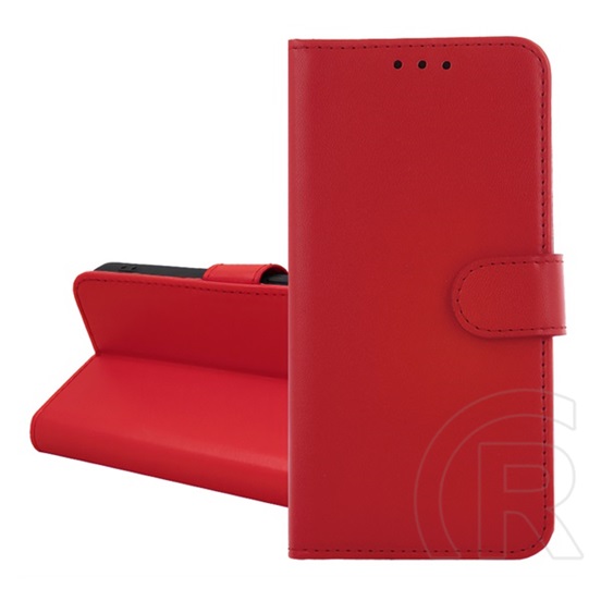 Gigapack Samsung A37 5G tok álló, bőr hatású (flip, oldalra nyíló, kártyazseb, asztali tartó) piros