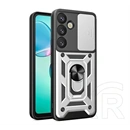 Gigapack Samsung A57 5G defender szilikon telefonvédő (ütésállóság, tartógyűrű, kameravédő) ezüst