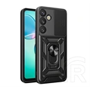 Gigapack Samsung A57 5G defender szilikon telefonvédő (ütésállóság, tartógyűrű, kameravédő) fekete