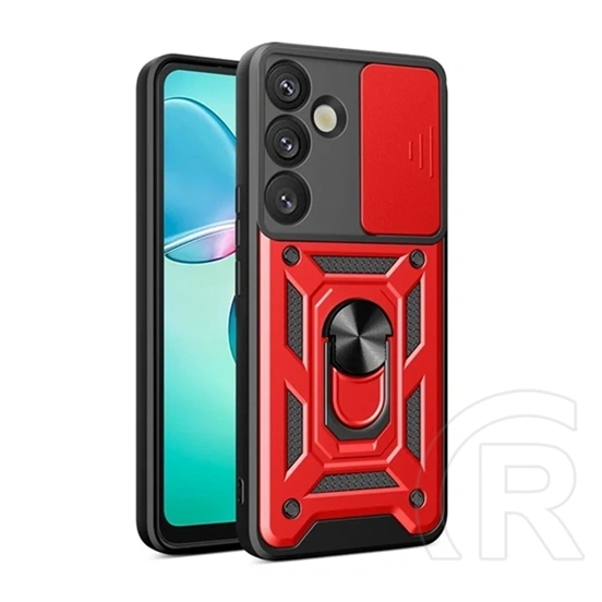 Gigapack Samsung A57 5G defender szilikon telefonvédő (ütésállóság, tartógyűrű, kameravédő) piros