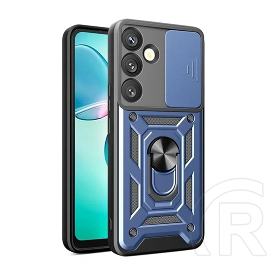 Gigapack Samsung A57 5G defender szilikon telefonvédő (ütésállóság, tartógyűrű, kameravédő) sötétkék