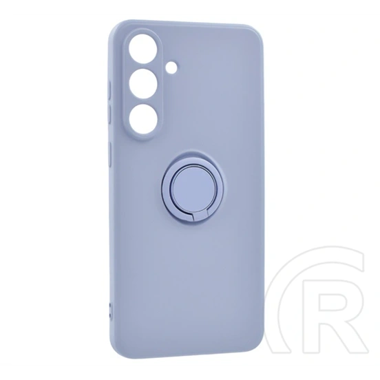 Gigapack Samsung A57 5G szilikon telefonvédő (tartógyűrű, mikrofiber plüss belső, mágneses, kameravédő) lila