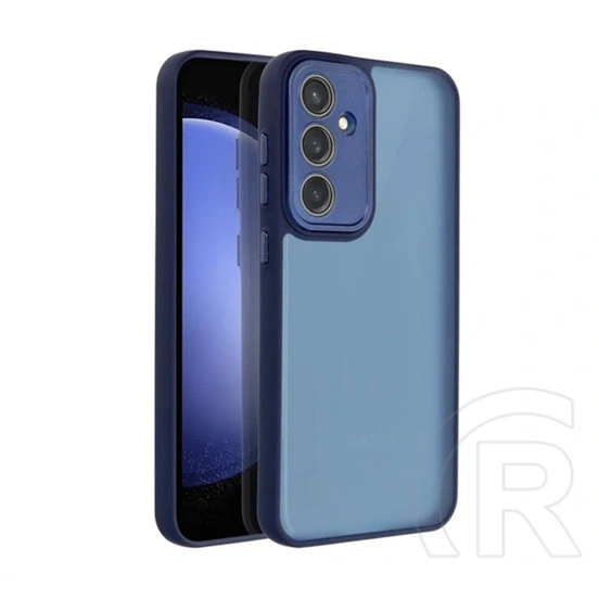 Gigapack Samsung A57 5G szilikon telefonvédő (ütésállóság, akril hátlap, kameravédő) sötétkék