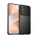 Gigapack Samsung A57 5G szilikon telefonvédő (ütésállóság, csíkos, dombor minta) fekete