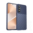 Gigapack Samsung A57 5G szilikon telefonvédő (ütésállóság, csíkos, dombor minta) sötétkék