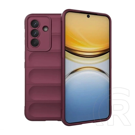 Gigapack Samsung A57 5G szilikon telefonvédő (ütésállóság, kameravédő, 3d) bordó